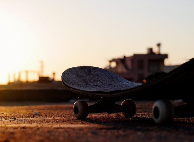 Wallpaper skateboarding, sunset, 5K, Sport 580364340